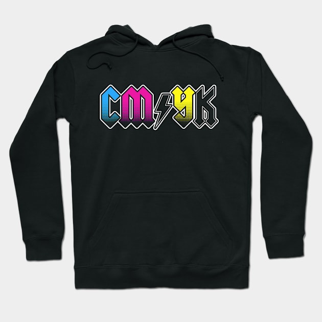 CMYK Hoodie by dumbshirts